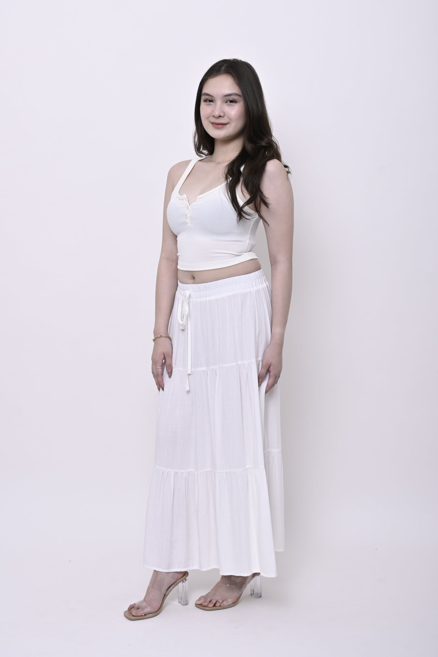 Sundae Lokal Cloudlight Soft Linen Maxi Skirt