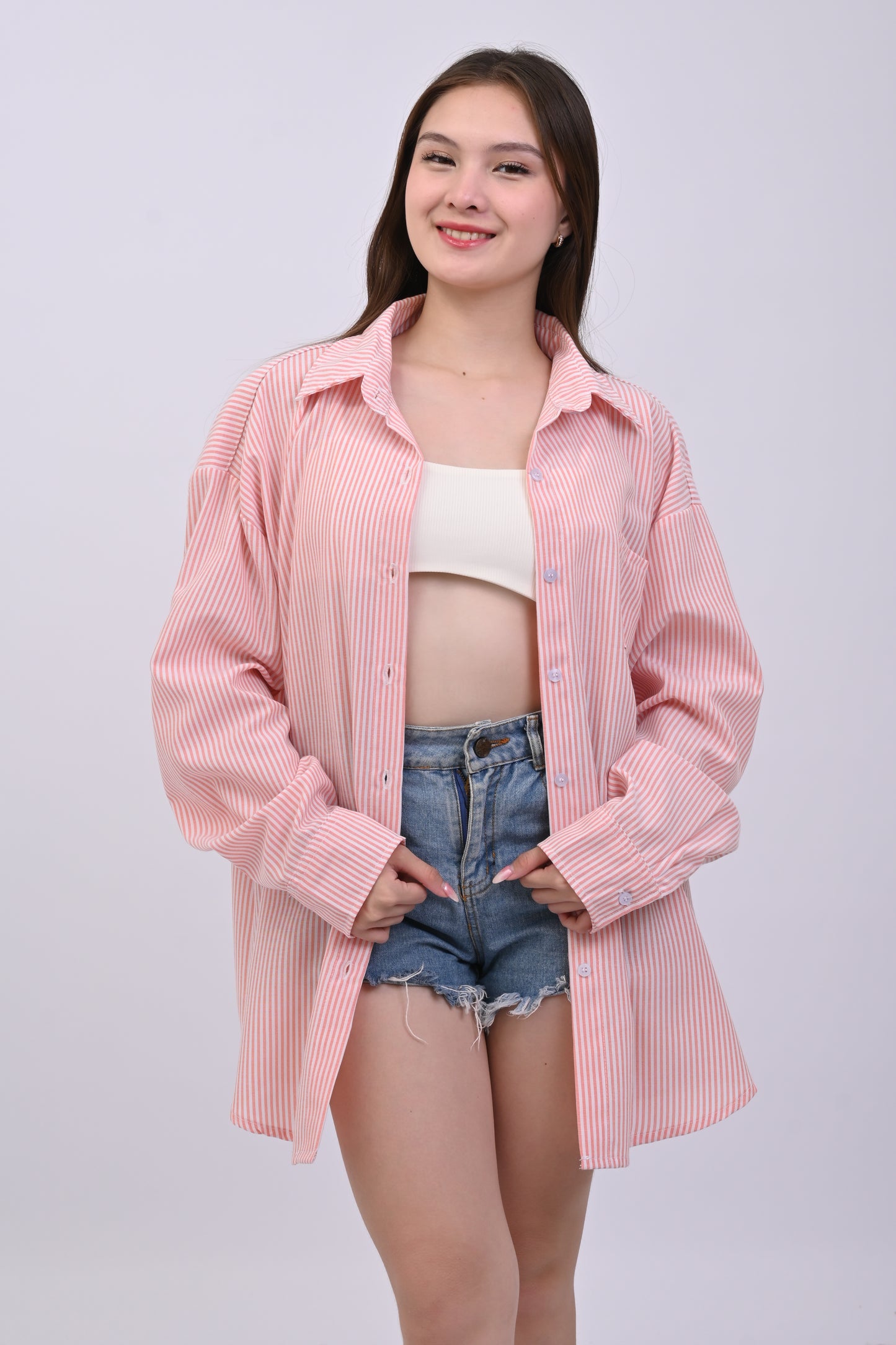 Sundae Lokal Oversized Linen Polo