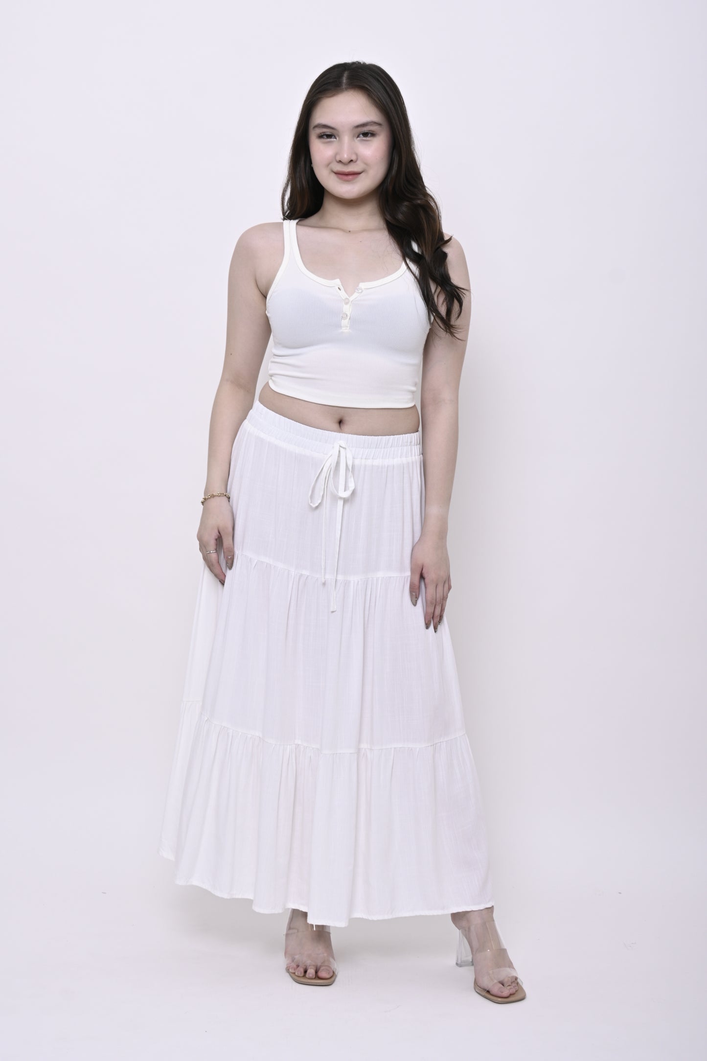 Sundae Lokal Cloudlight Soft Linen Maxi Skirt