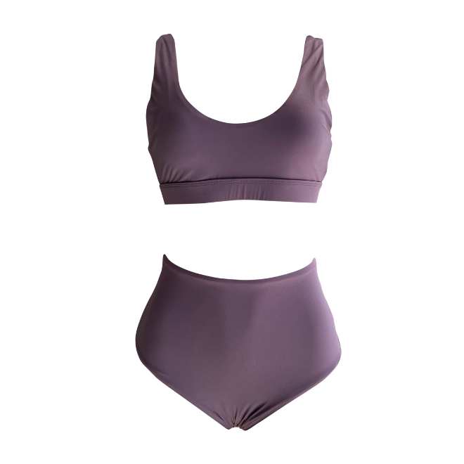 Hannah High waist Seamless Bikini Set