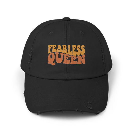 Fearless Queen Distressed Cap