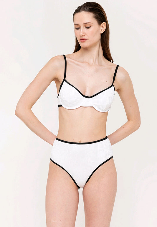 Sophia Textured Underwired Bikini Set