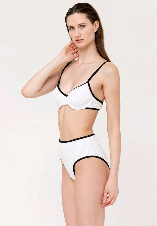 Sophia Textured Underwired Bikini Set