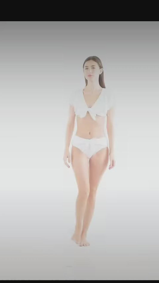 Nicolette Flutter Sleeves Bikini Set Swimwear Swimsuit