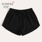 SUNDAE POP Bikini Shorts Tie Front Resort Wear