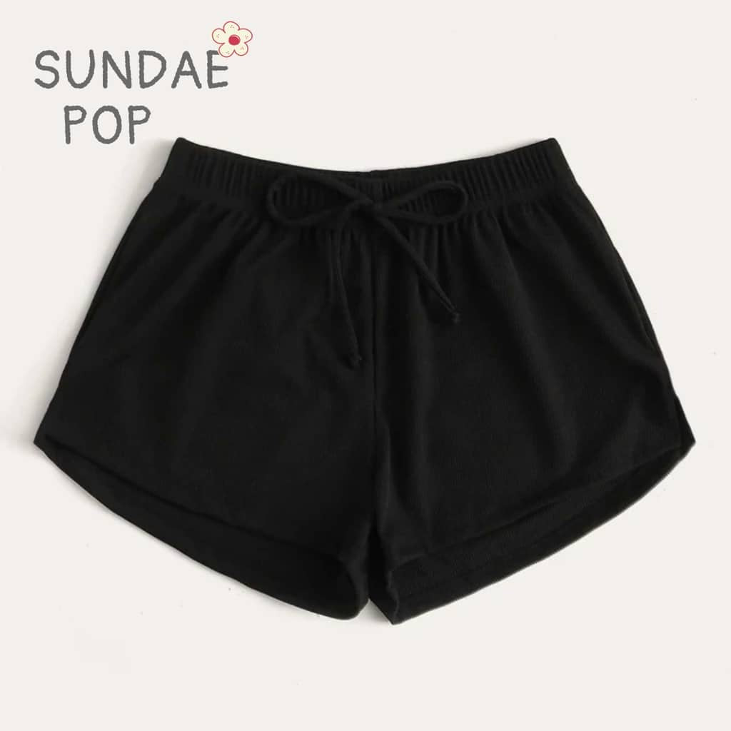 SUNDAE POP Bikini Shorts Tie Front Resort Wear