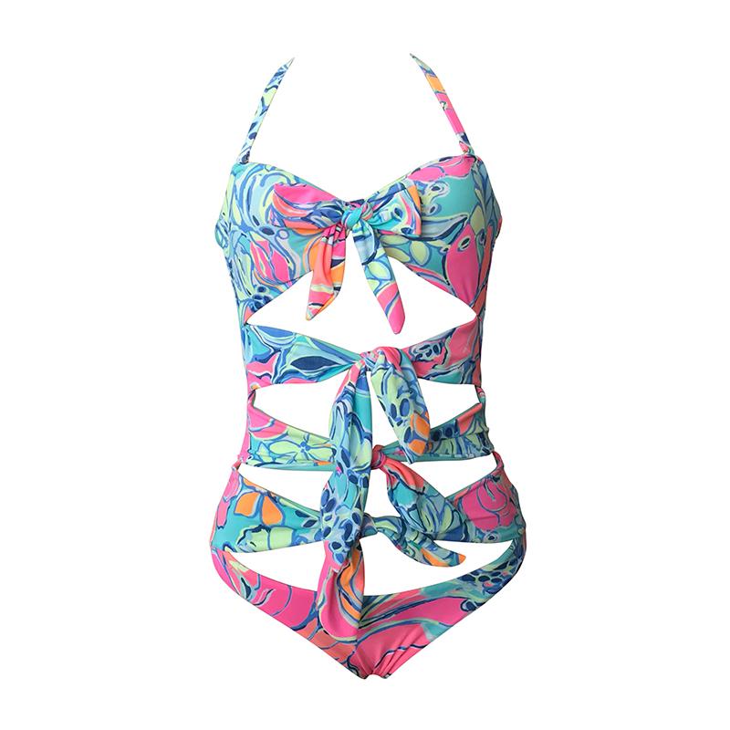 Apple Ribbon Front One Piece