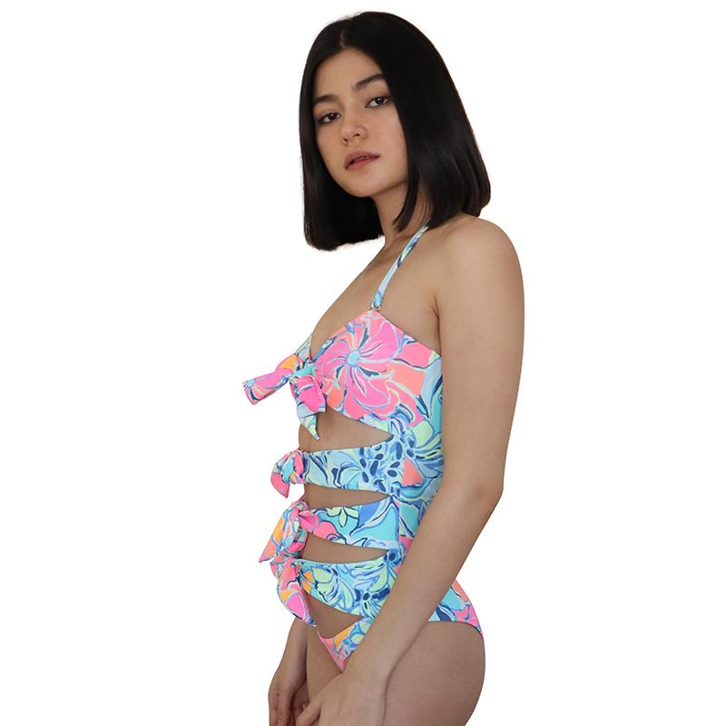 Apple Ribbon Front One Piece