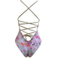 Kelly Laceback Women's One Piece Swimwear Swimsuit